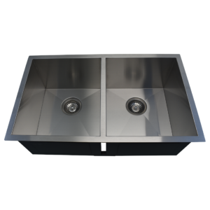 50/50 Handmade Double Bowl Kitchen Sink