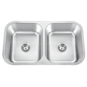 50/50 Double Bowl Kitchen Sink