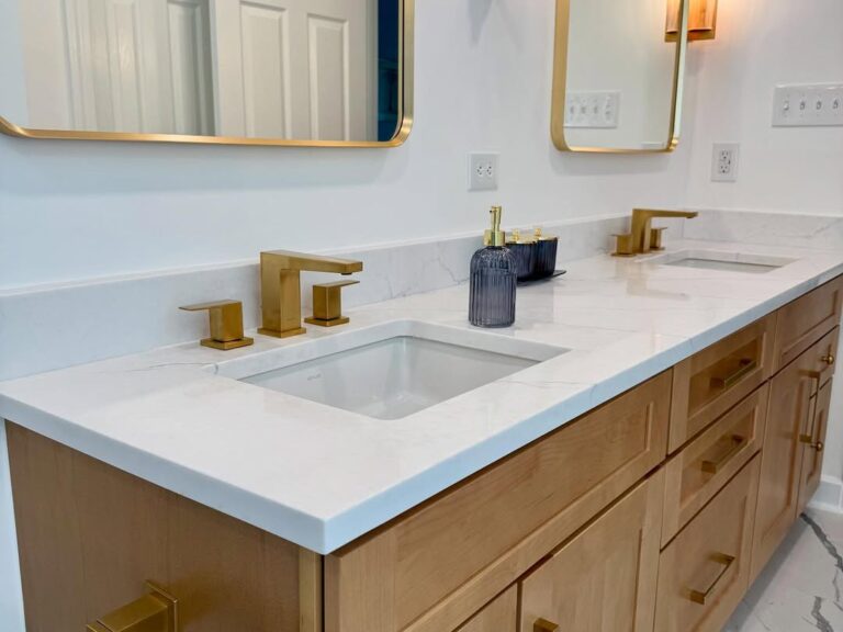 Quartz MSI Calacatta Miraggio Cielo countertop — Prime Countertops installation Gaithersburg MD